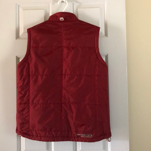 Reversible red/tan vest - Picture 2 of 14